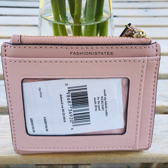 Kate spade flamingo by the pool zip bifold wallet - Picture 8 of 8